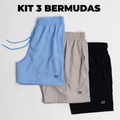 Kit 3 Bermudas Masculinas Luzzoo - Viltrum