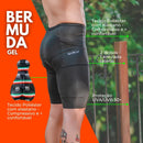 Bermuda Short de Ciclismo Masculina Forro Gel Alta Densidade - Viltrum