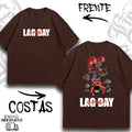 Camiseta Oversized Treino Camisa Confort ''LAG DAY 2026' - Viltrum