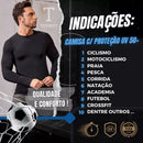 KIT 4 Camisa Térmica Proteção UV 50+ Camiseta Segunda Pele Malha fria Dry Fit - Viltrum