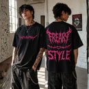 Camiseta Oversized Hello Kitty Style Freaky Streetwear - Viltrum